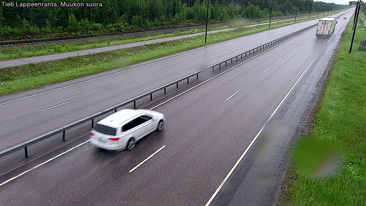 Kelikamerat Kuva Tie 6 Lappeenranta, Muukon suora, Lappeenranta, Etelä-Karjala