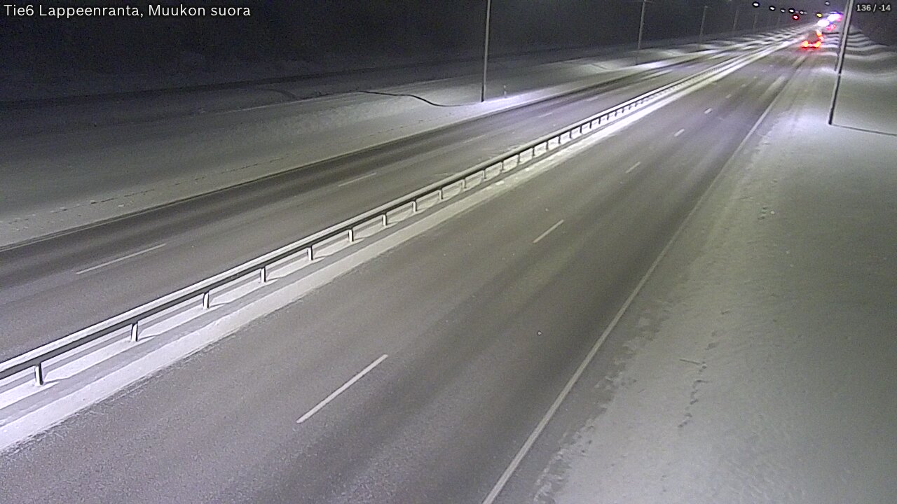 Weather Camera Image Tie 6 Villmanstrand, Muukko rakan, Lappeenranta, Etelä-Karjala