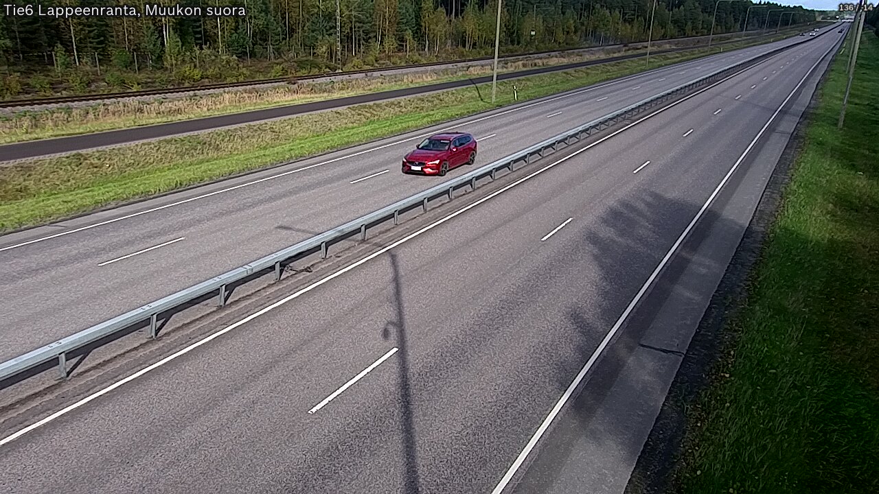 Kelikamerat Kuva Tie 6 Lappeenranta, Muukon suora, Lappeenranta, Etelä-Karjala