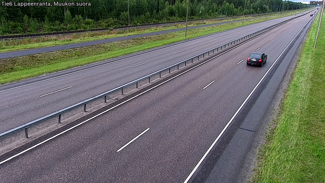 Kelikamerat Kuva Tie 6 Lappeenranta, Muukon suora, Lappeenranta, Etelä-Karjala