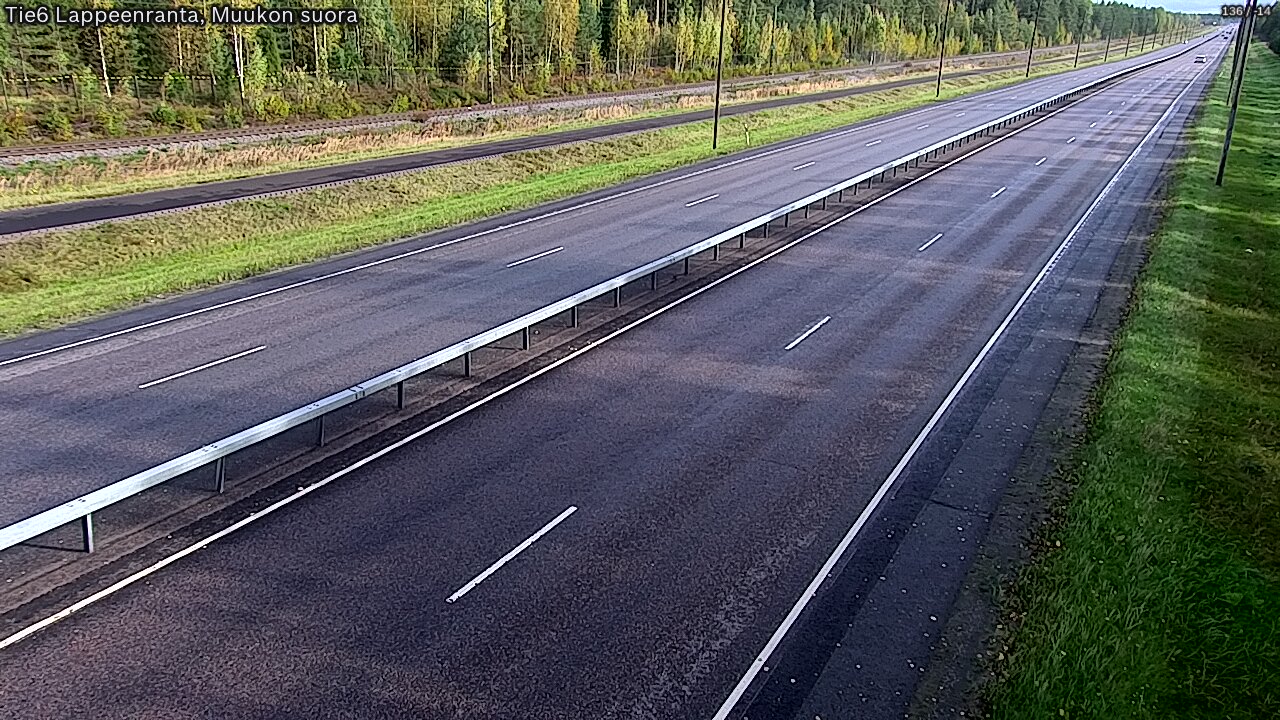 Kelikamerat Kuva Tie 6 Lappeenranta, Muukon suora, Lappeenranta, Etelä-Karjala