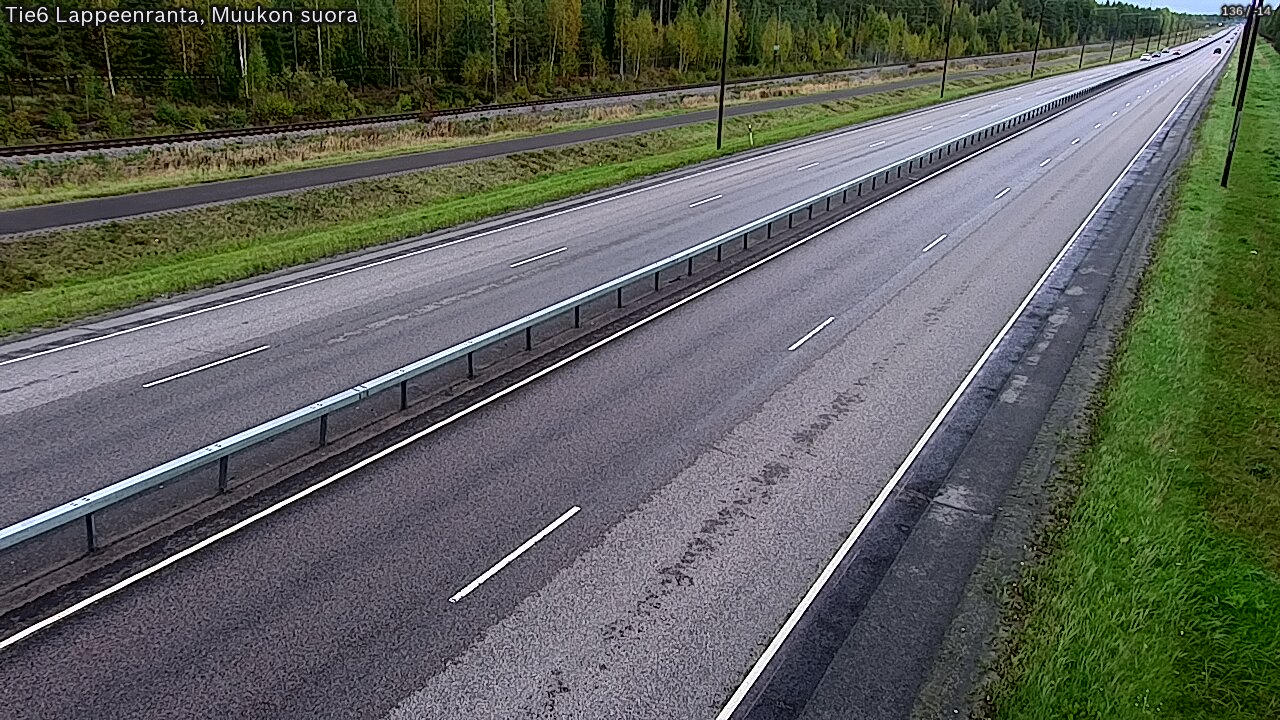 Kelikamerat Kuva Tie 6 Lappeenranta, Muukon suora, Lappeenranta, Etelä-Karjala
