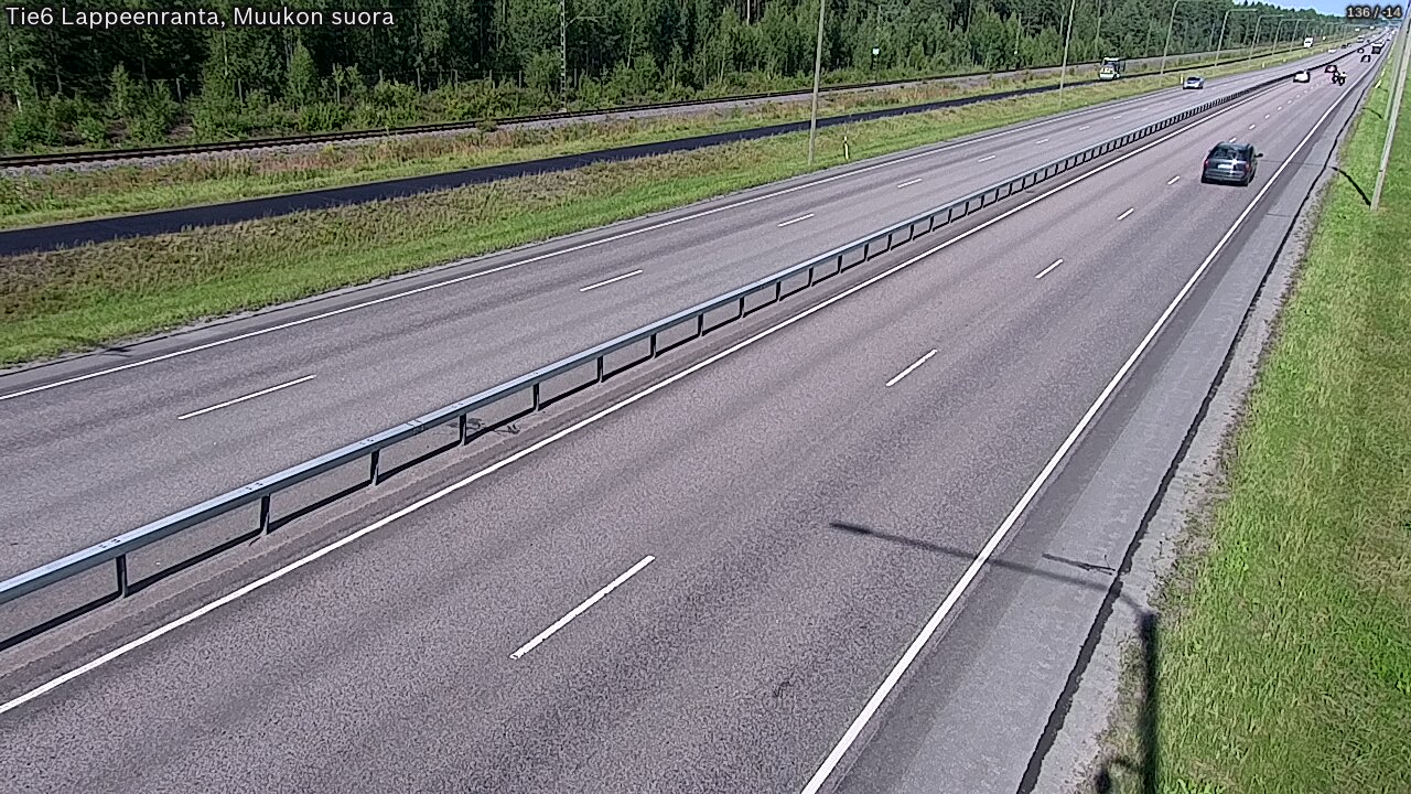 Kelikamerat Kuva Tie 6 Lappeenranta, Muukon suora, Lappeenranta, Etelä-Karjala