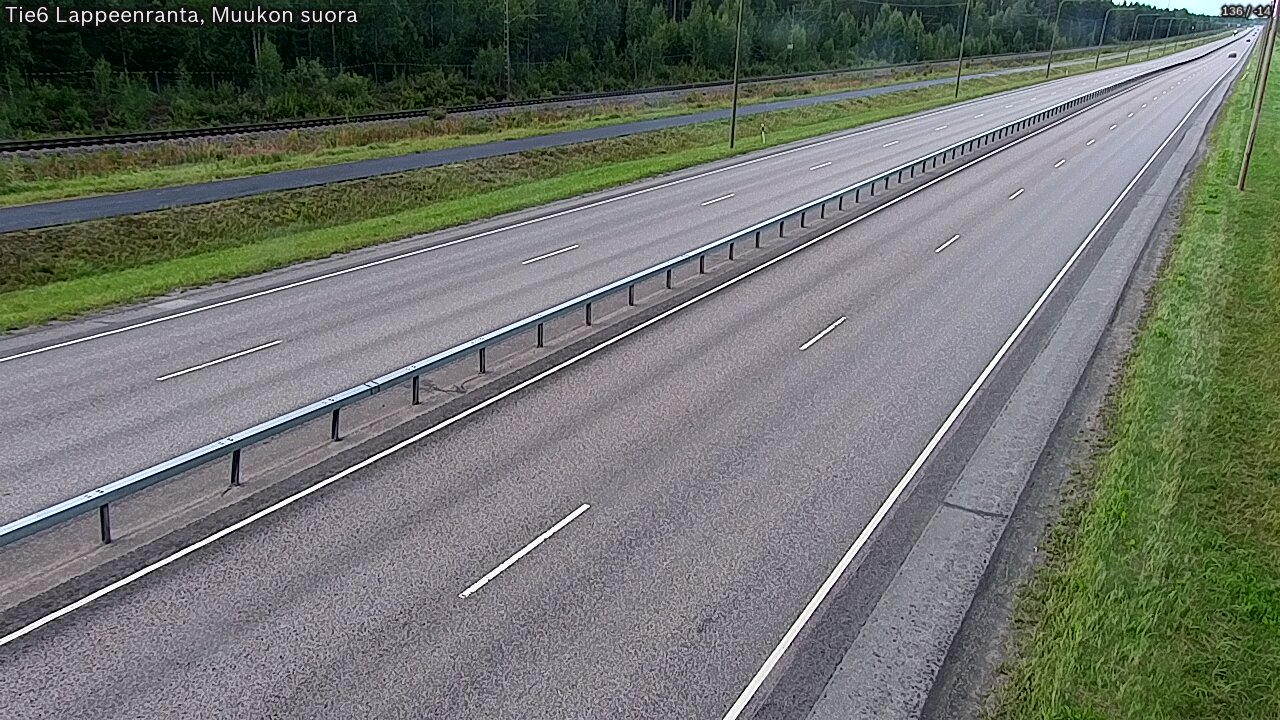 Kelikamerat Kuva Tie 6 Lappeenranta, Muukon suora, Lappeenranta, Etelä-Karjala