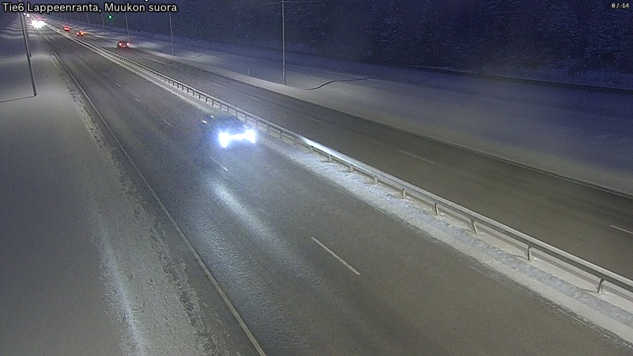 Kelikamerat Kuva Tie 6 Lappeenranta, Muukon suora, Lappeenranta, Etelä-Karjala