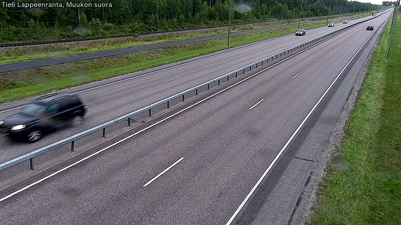 Kelikamerat Kuva Tie 6 Lappeenranta, Muukon suora, Lappeenranta, Etelä-Karjala