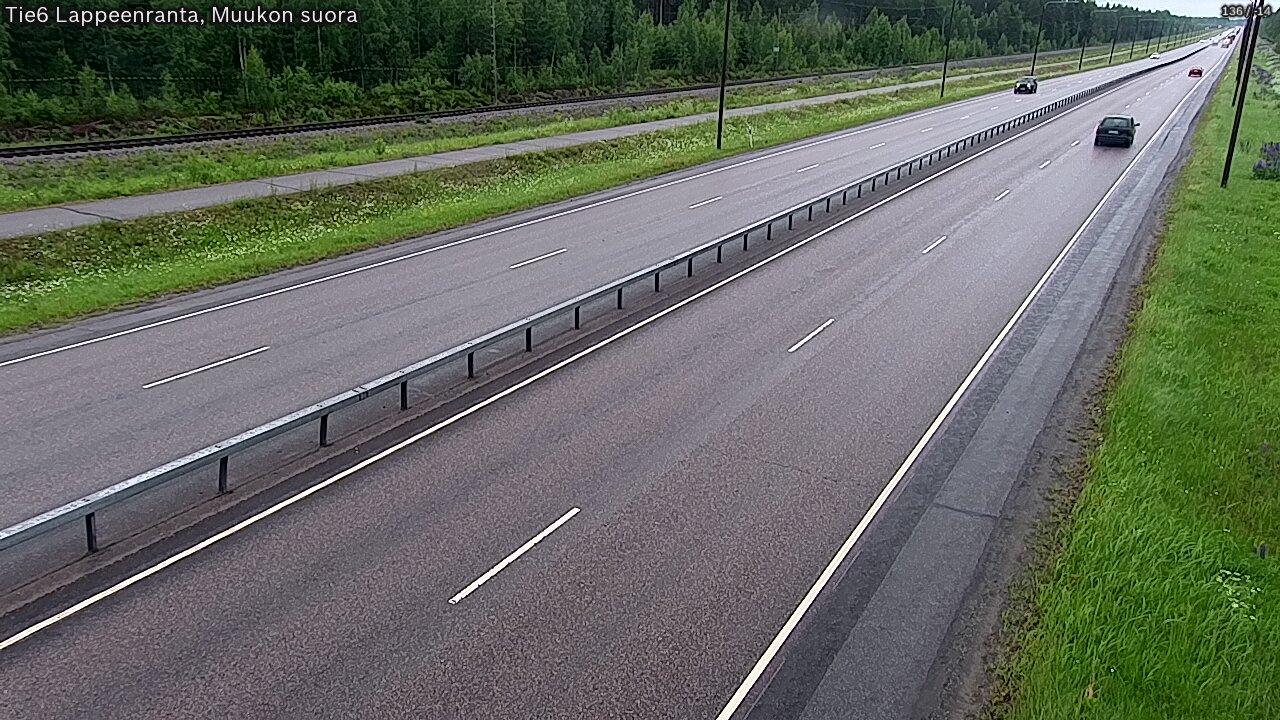 Kelikamerat Kuva Tie 6 Lappeenranta, Muukon suora, Lappeenranta, Etelä-Karjala