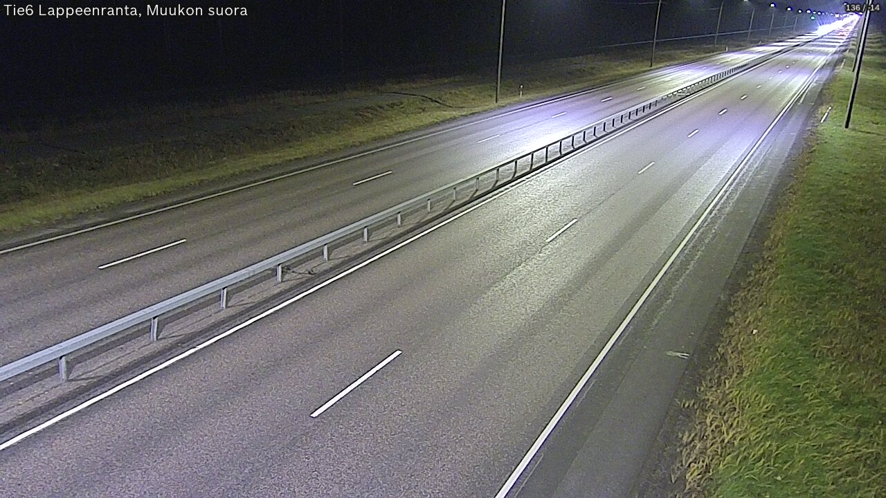 Weather Camera Image Tie 6 Villmanstrand, Muukko rakan, Lappeenranta, Etelä-Karjala