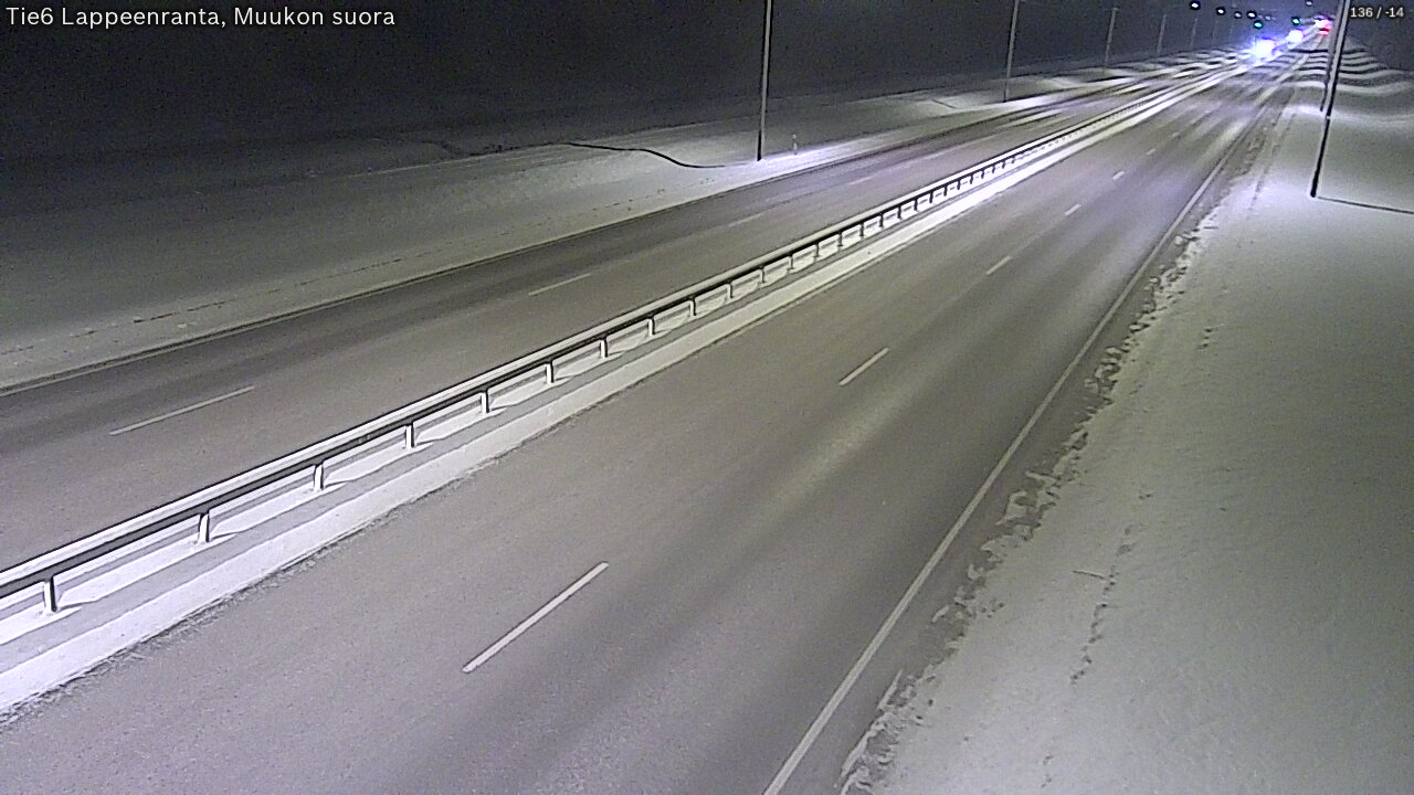 Kelikamerat Kuva Tie 6 Lappeenranta, Muukon suora, Lappeenranta, Etelä-Karjala