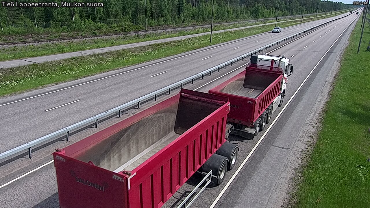Kelikamerat Kuva Tie 6 Lappeenranta, Muukon suora, Lappeenranta, Etelä-Karjala