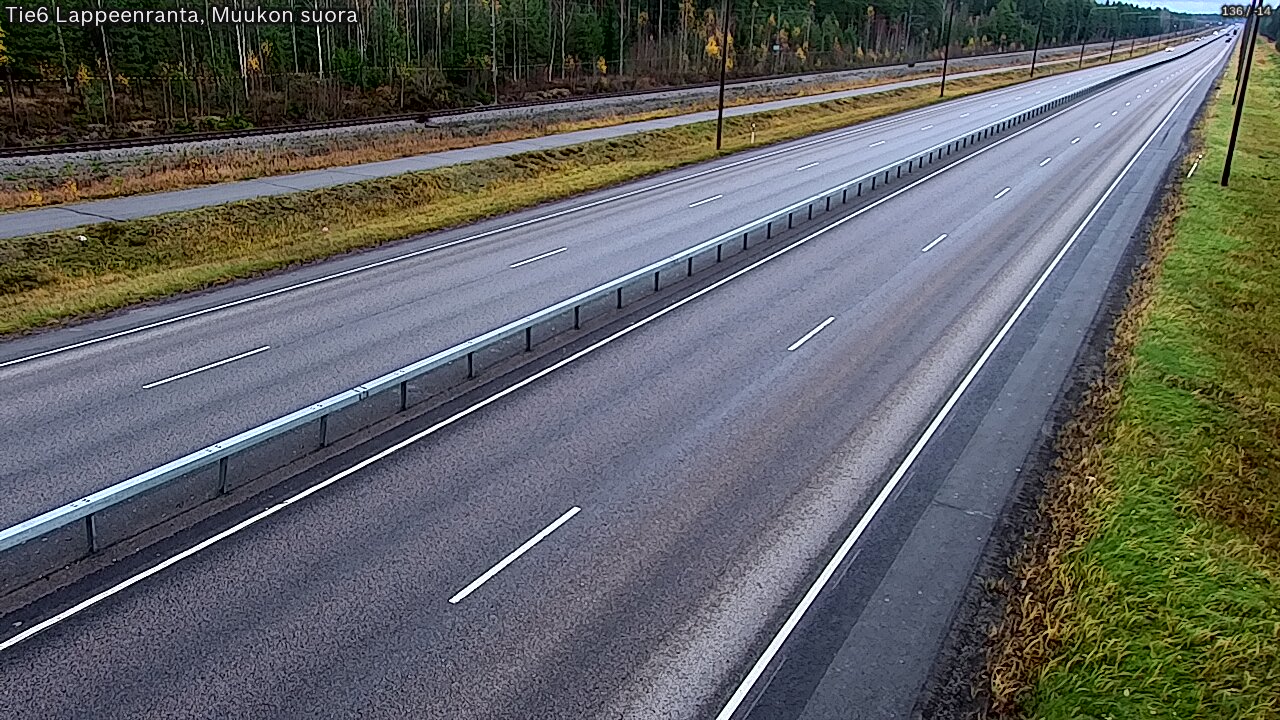 Kelikamerat Kuva Tie 6 Lappeenranta, Muukon suora, Lappeenranta, Etelä-Karjala