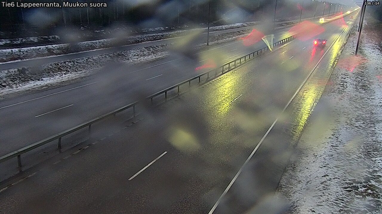 Weather Camera Image Tie 6 Villmanstrand, Muukko rakan, Lappeenranta, Etelä-Karjala