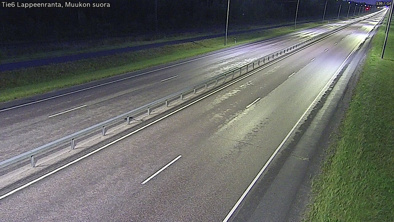 Kelikamerat Kuva Tie 6 Lappeenranta, Muukon suora, Lappeenranta, Etelä-Karjala