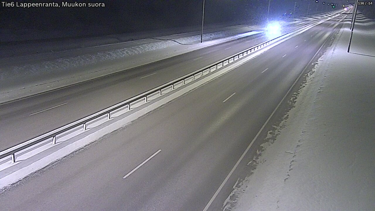 Kelikamerat Kuva Tie 6 Lappeenranta, Muukon suora, Lappeenranta, Etelä-Karjala