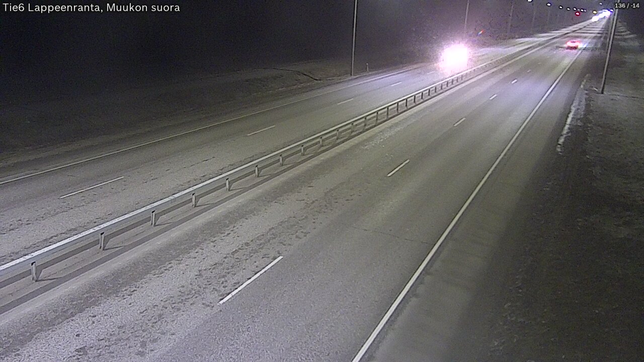 Kelikamerat Kuva Tie 6 Lappeenranta, Muukon suora, Lappeenranta, Etelä-Karjala