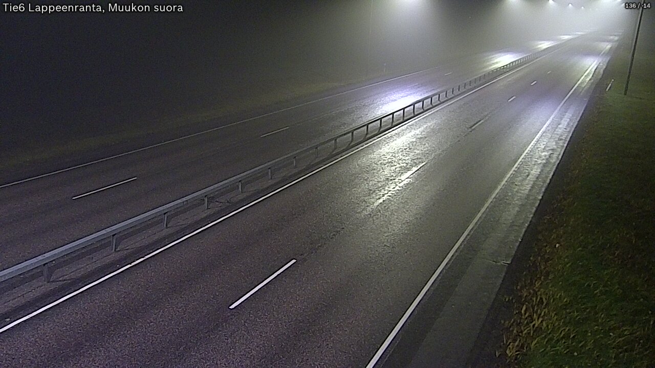 Kelikamerat Kuva Tie 6 Lappeenranta, Muukon suora, Lappeenranta, Etelä-Karjala