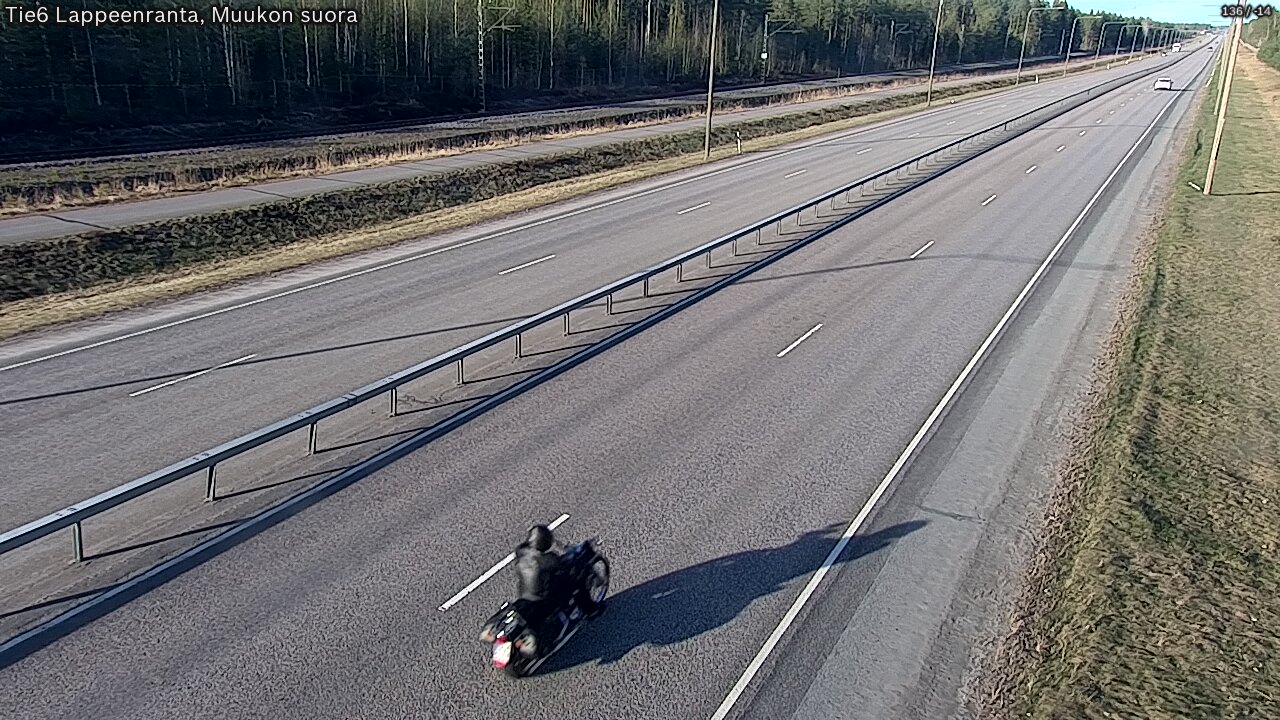 Weather Camera Image Tie 6 Villmanstrand, Muukko rakan, Lappeenranta, Etelä-Karjala
