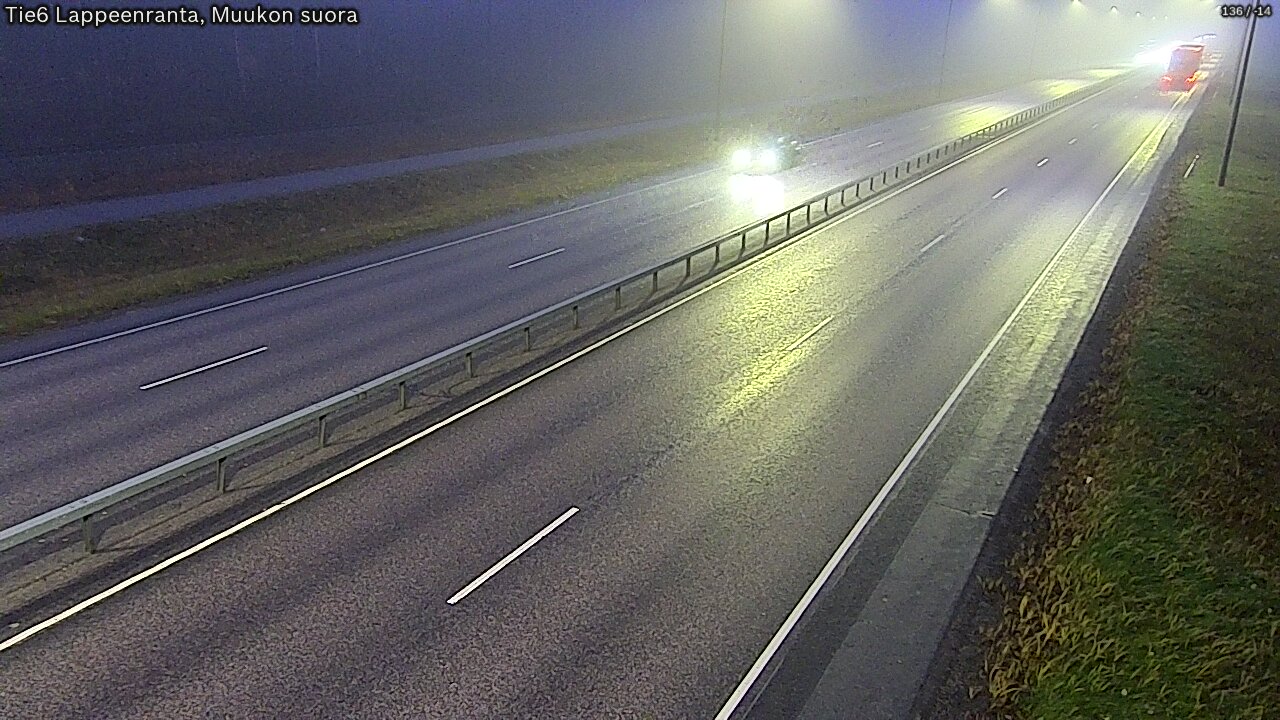 Kelikamerat Kuva Tie 6 Lappeenranta, Muukon suora, Lappeenranta, Etelä-Karjala