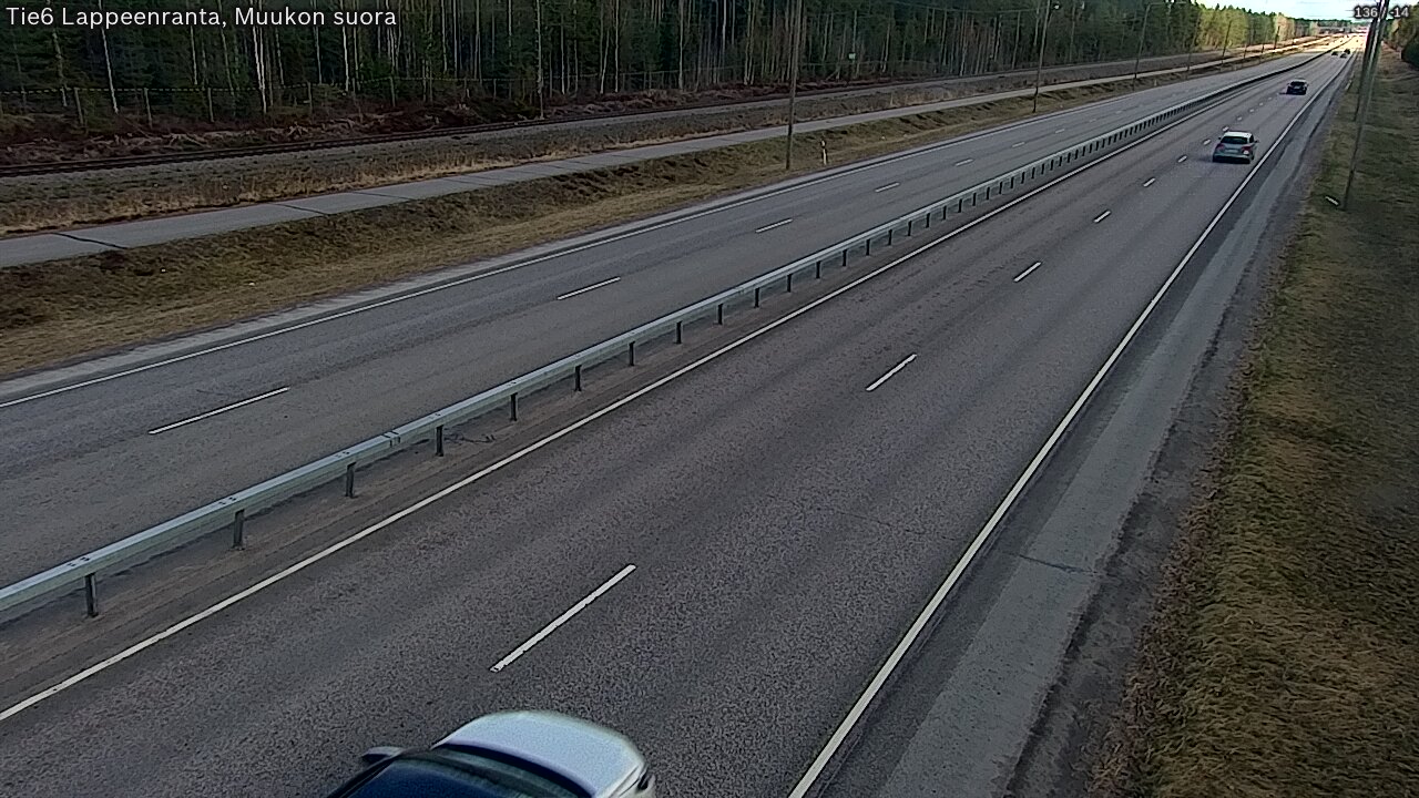Weather Camera Image Tie 6 Villmanstrand, Muukko rakan, Lappeenranta, Etelä-Karjala