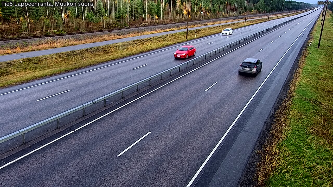 Kelikamerat Kuva Tie 6 Lappeenranta, Muukon suora, Lappeenranta, Etelä-Karjala