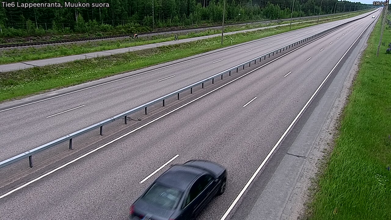 Kelikamerat Kuva Tie 6 Lappeenranta, Muukon suora, Lappeenranta, Etelä-Karjala