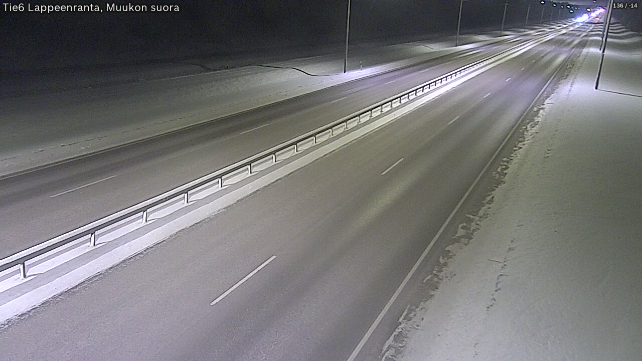 Kelikamerat Kuva Tie 6 Lappeenranta, Muukon suora, Lappeenranta, Etelä-Karjala