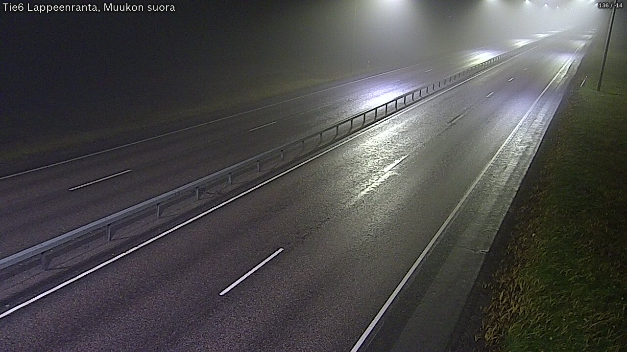 Kelikamerat Kuva Tie 6 Lappeenranta, Muukon suora, Lappeenranta, Etelä-Karjala