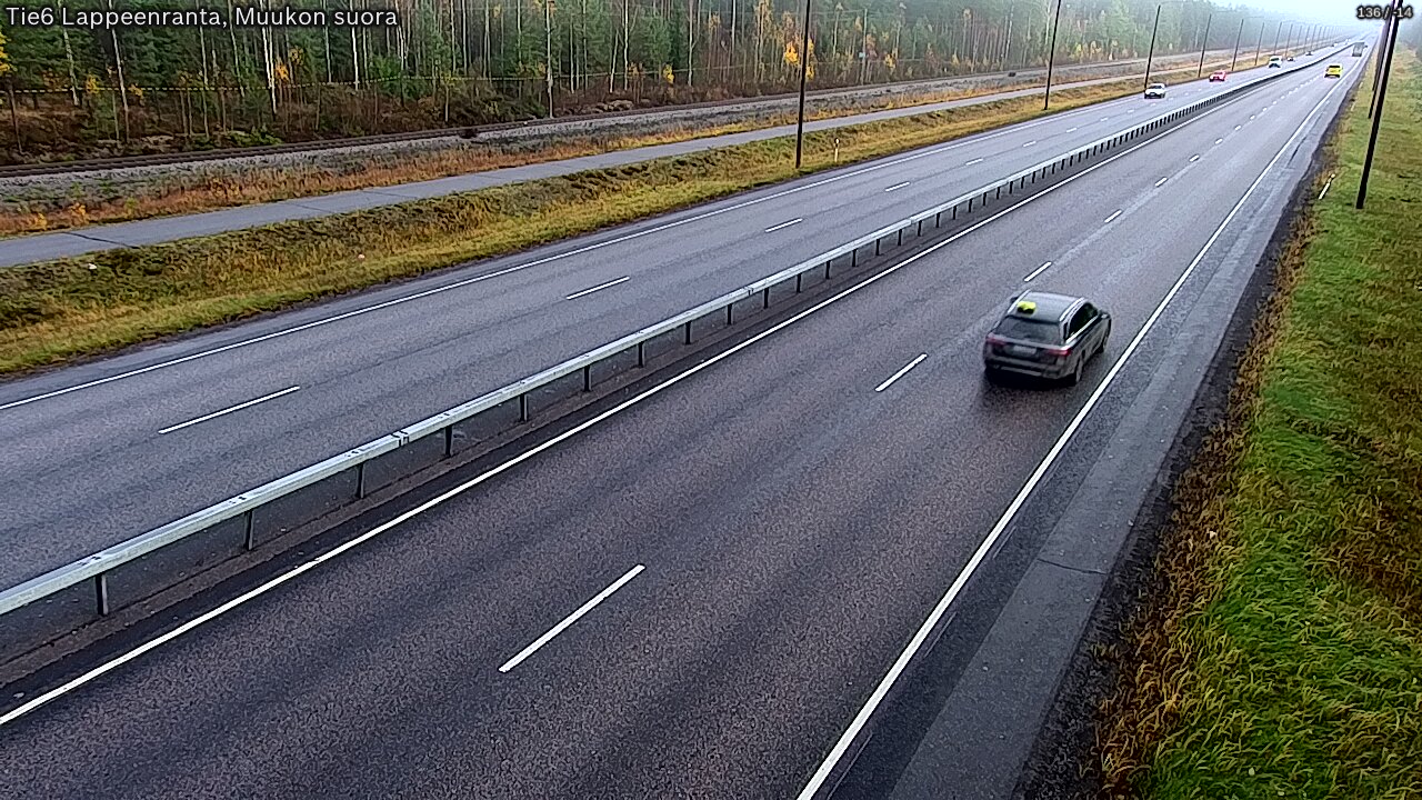 Kelikamerat Kuva Tie 6 Lappeenranta, Muukon suora, Lappeenranta, Etelä-Karjala