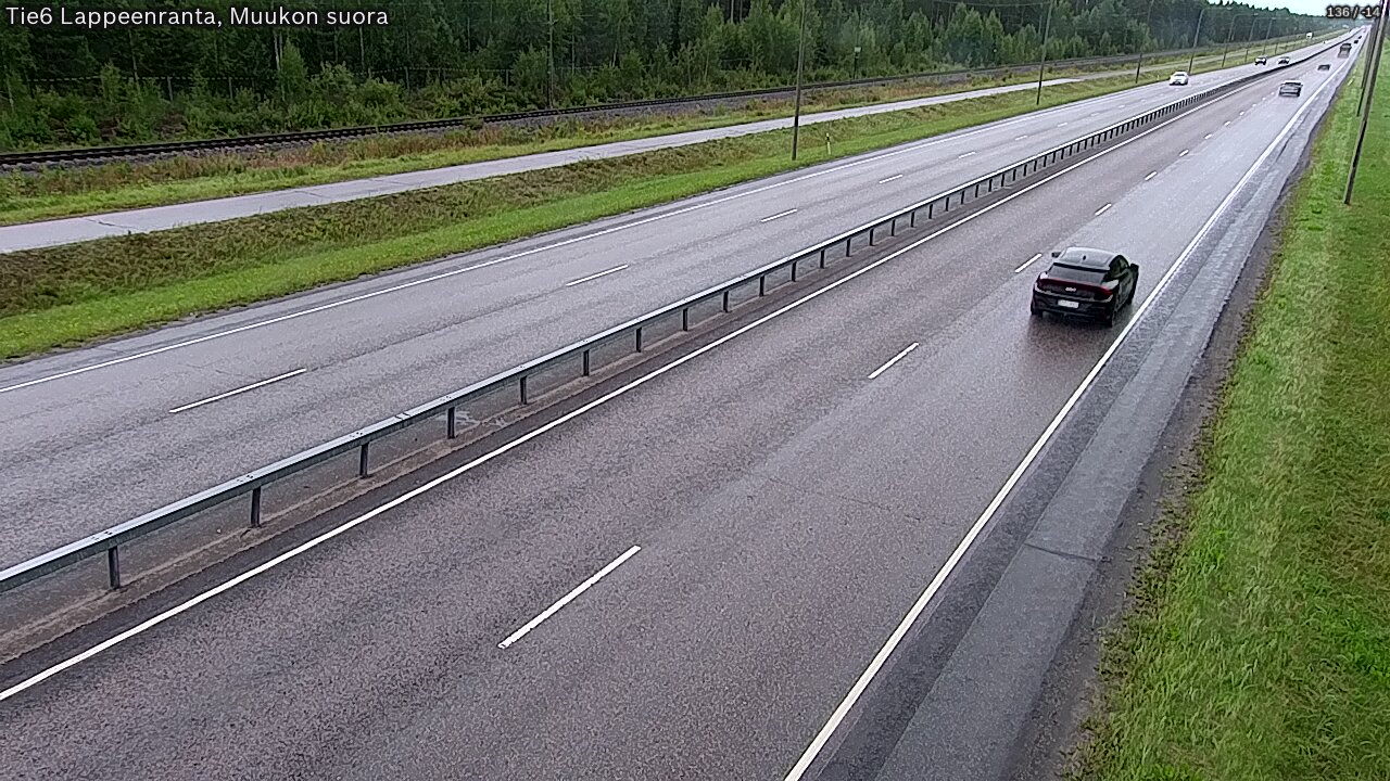 Kelikamerat Kuva Tie 6 Lappeenranta, Muukon suora, Lappeenranta, Etelä-Karjala