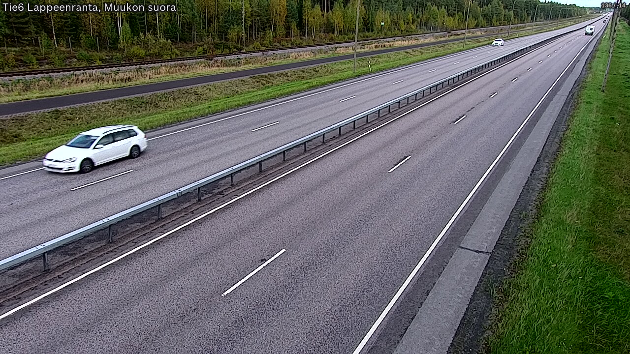 Kelikamerat Kuva Tie 6 Lappeenranta, Muukon suora, Lappeenranta, Etelä-Karjala