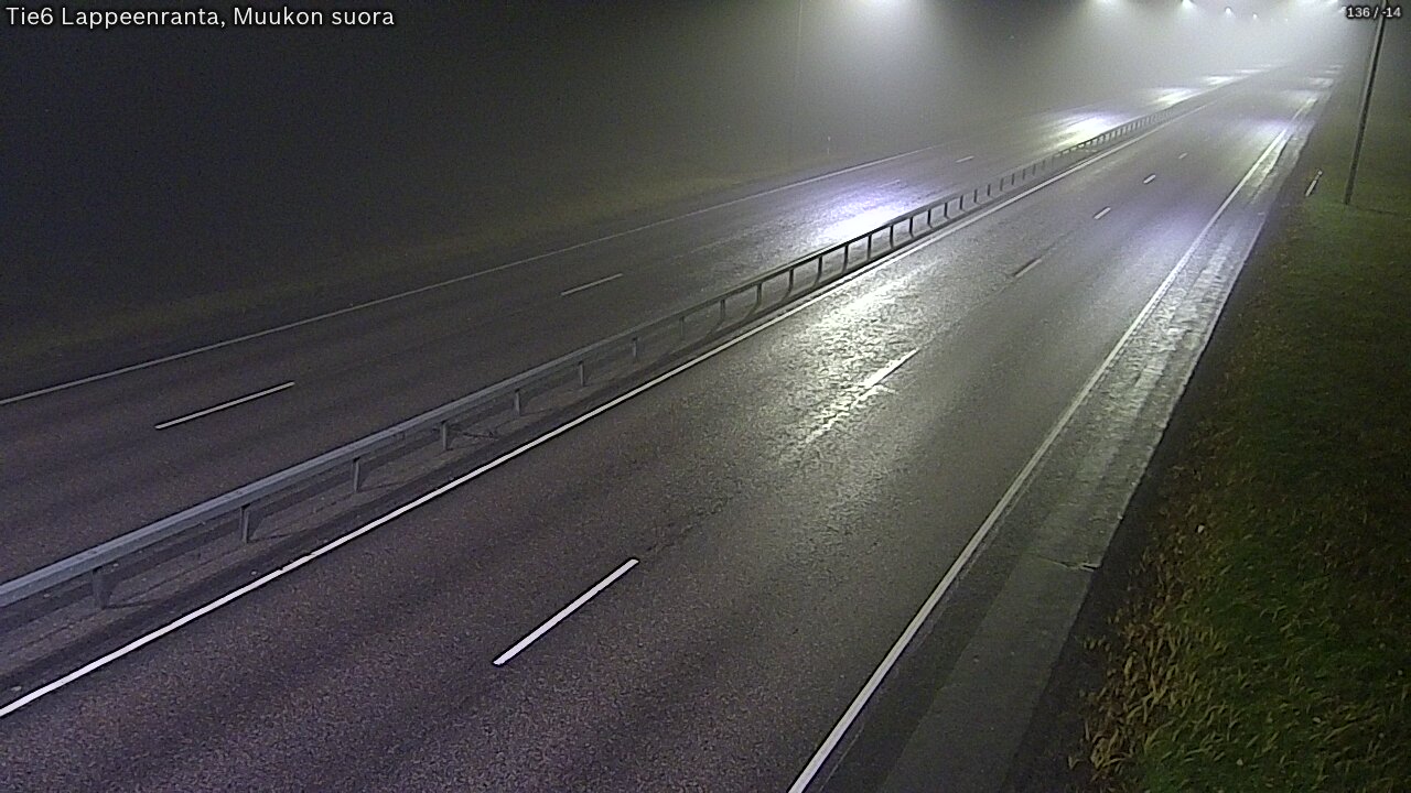 Kelikamerat Kuva Tie 6 Lappeenranta, Muukon suora, Lappeenranta, Etelä-Karjala