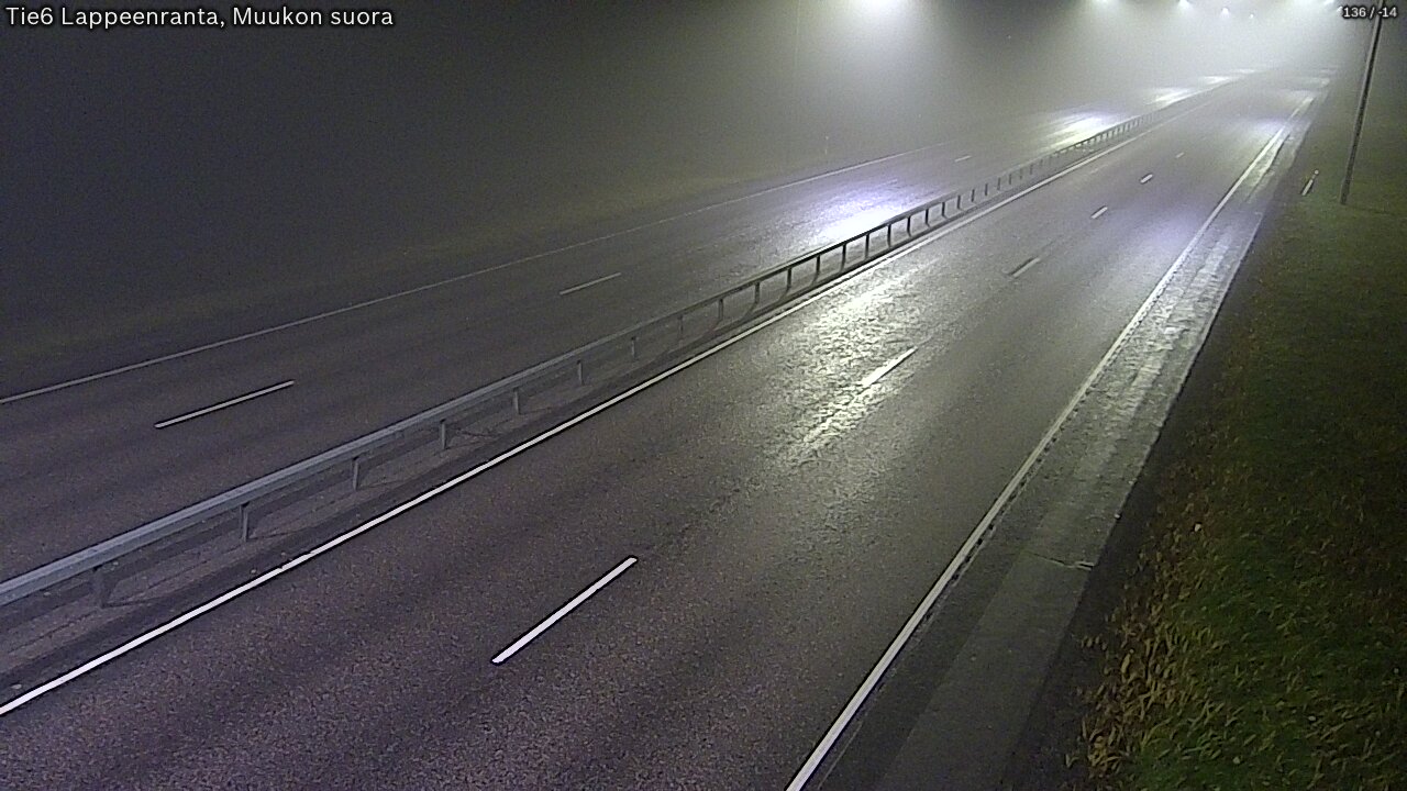 Kelikamerat Kuva Tie 6 Lappeenranta, Muukon suora, Lappeenranta, Etelä-Karjala