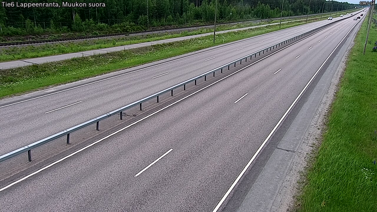 Kelikamerat Kuva Tie 6 Lappeenranta, Muukon suora, Lappeenranta, Etelä-Karjala