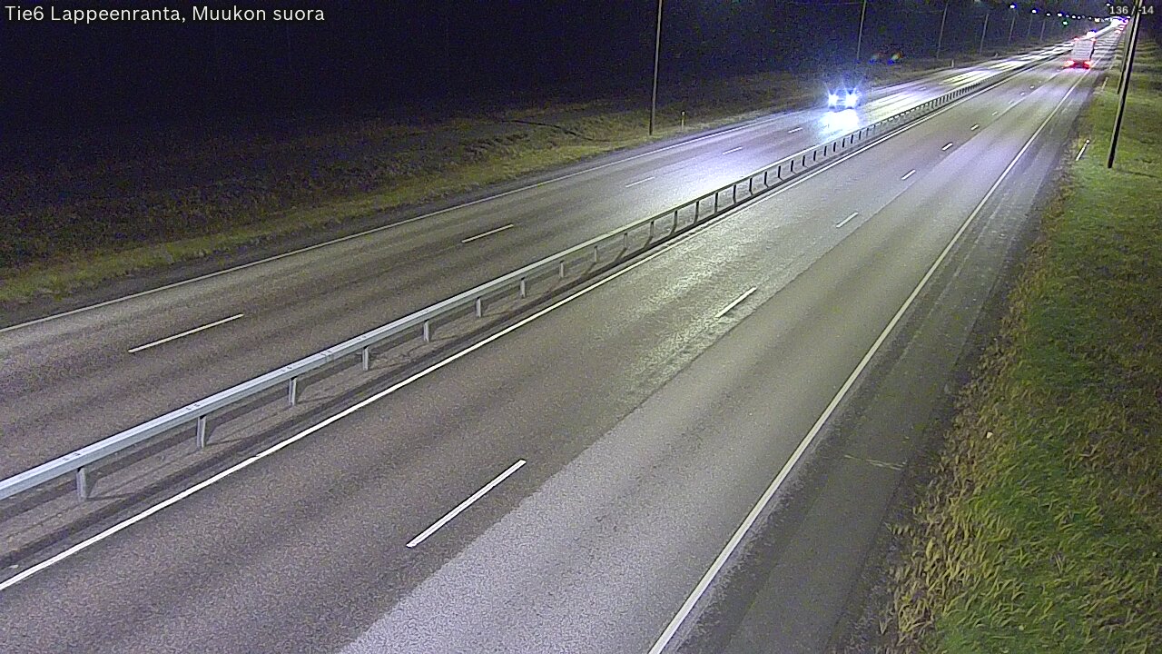 Weather Camera Image Tie 6 Villmanstrand, Muukko rakan, Lappeenranta, Etelä-Karjala