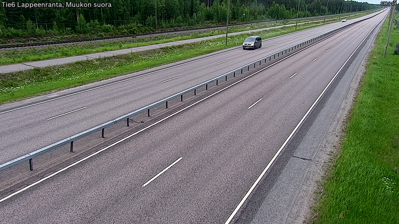 Kelikamerat Kuva Tie 6 Lappeenranta, Muukon suora, Lappeenranta, Etelä-Karjala