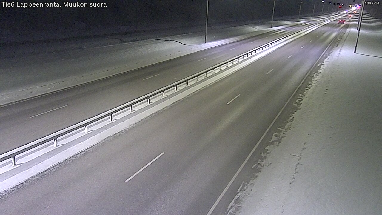 Kelikamerat Kuva Tie 6 Lappeenranta, Muukon suora, Lappeenranta, Etelä-Karjala