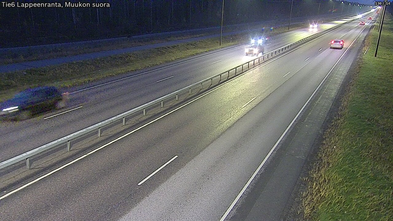 Kelikamerat Kuva Tie 6 Lappeenranta, Muukon suora, Lappeenranta, Etelä-Karjala