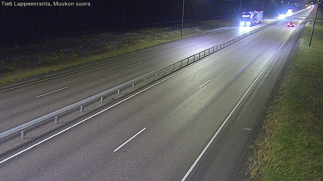 Weather Camera Image Tie 6 Villmanstrand, Muukko rakan, Lappeenranta, Etelä-Karjala