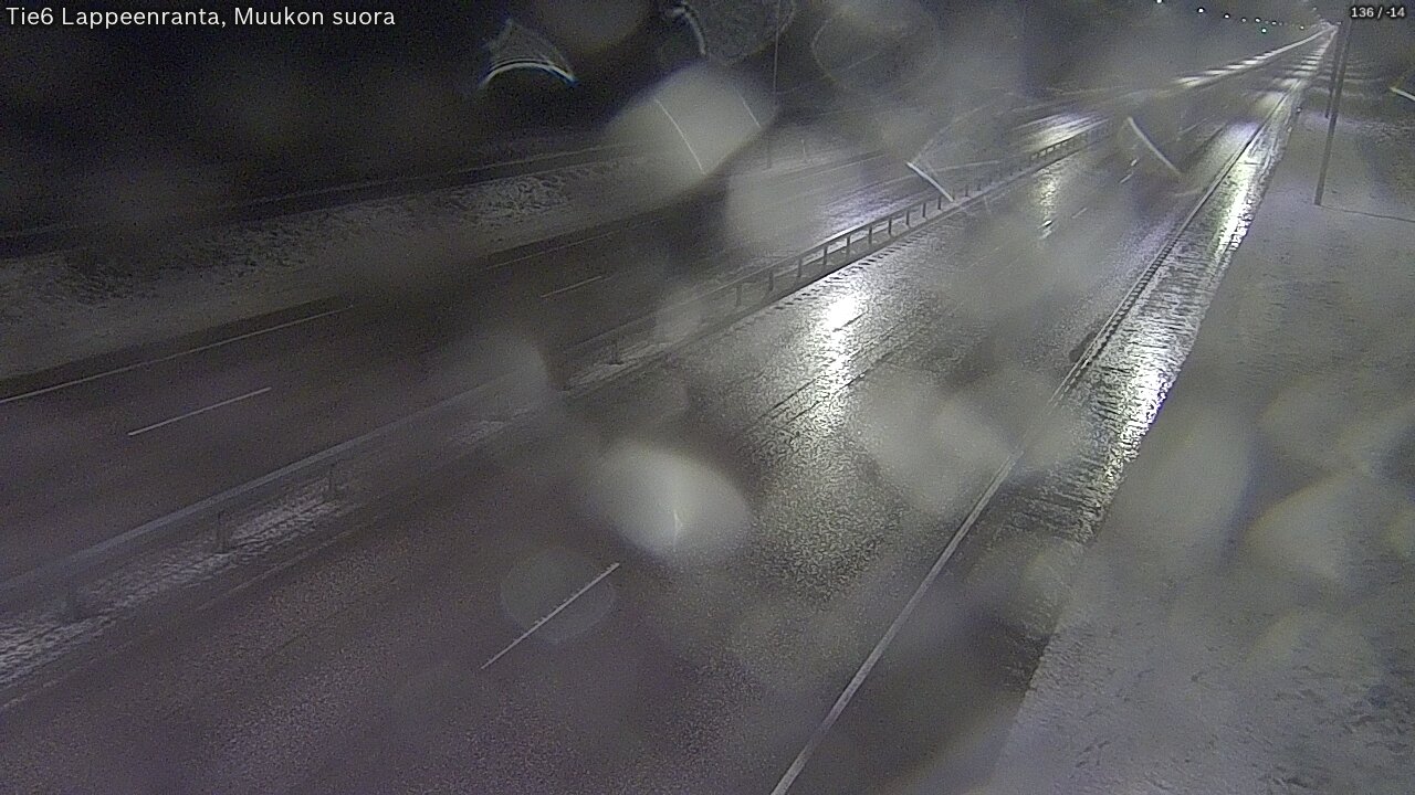 Weather Camera Image Tie 6 Villmanstrand, Muukko rakan, Lappeenranta, Etelä-Karjala