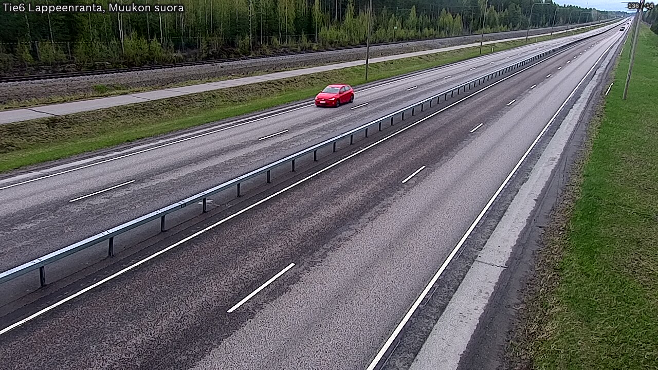 Kelikamerat Kuva Tie 6 Lappeenranta, Muukon suora, Lappeenranta, Etelä-Karjala