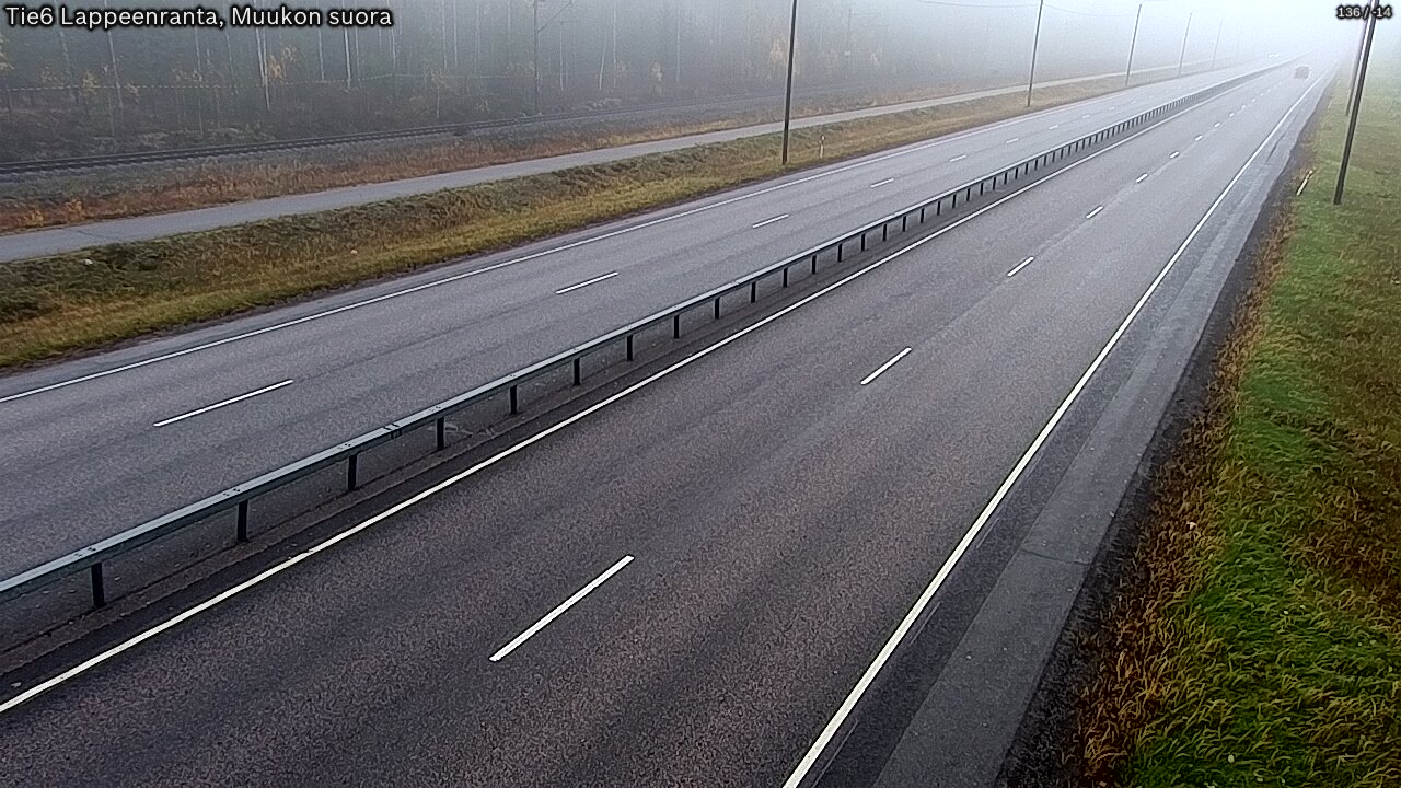 Kelikamerat Kuva Tie 6 Lappeenranta, Muukon suora, Lappeenranta, Etelä-Karjala