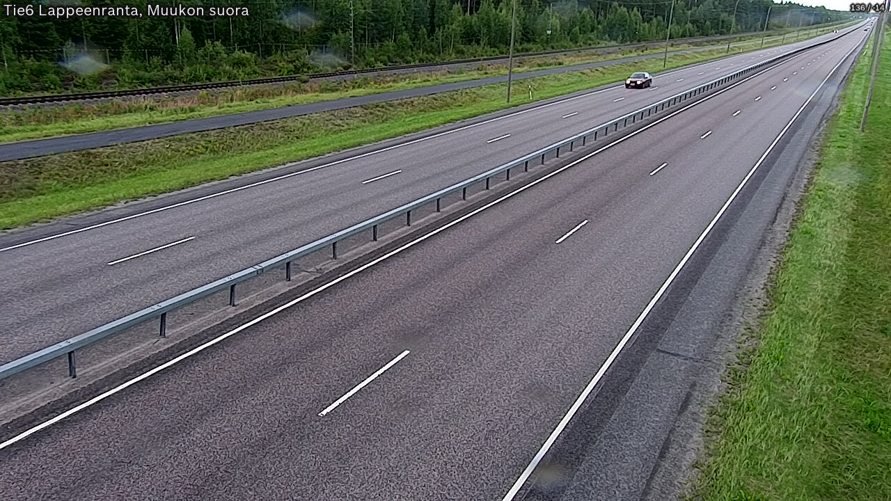 Kelikamerat Kuva Tie 6 Lappeenranta, Muukon suora, Lappeenranta, Etelä-Karjala