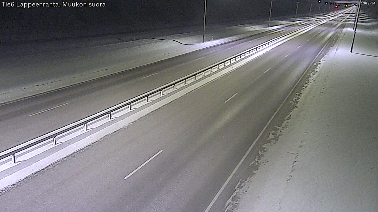 Kelikamerat Kuva Tie 6 Lappeenranta, Muukon suora, Lappeenranta, Etelä-Karjala