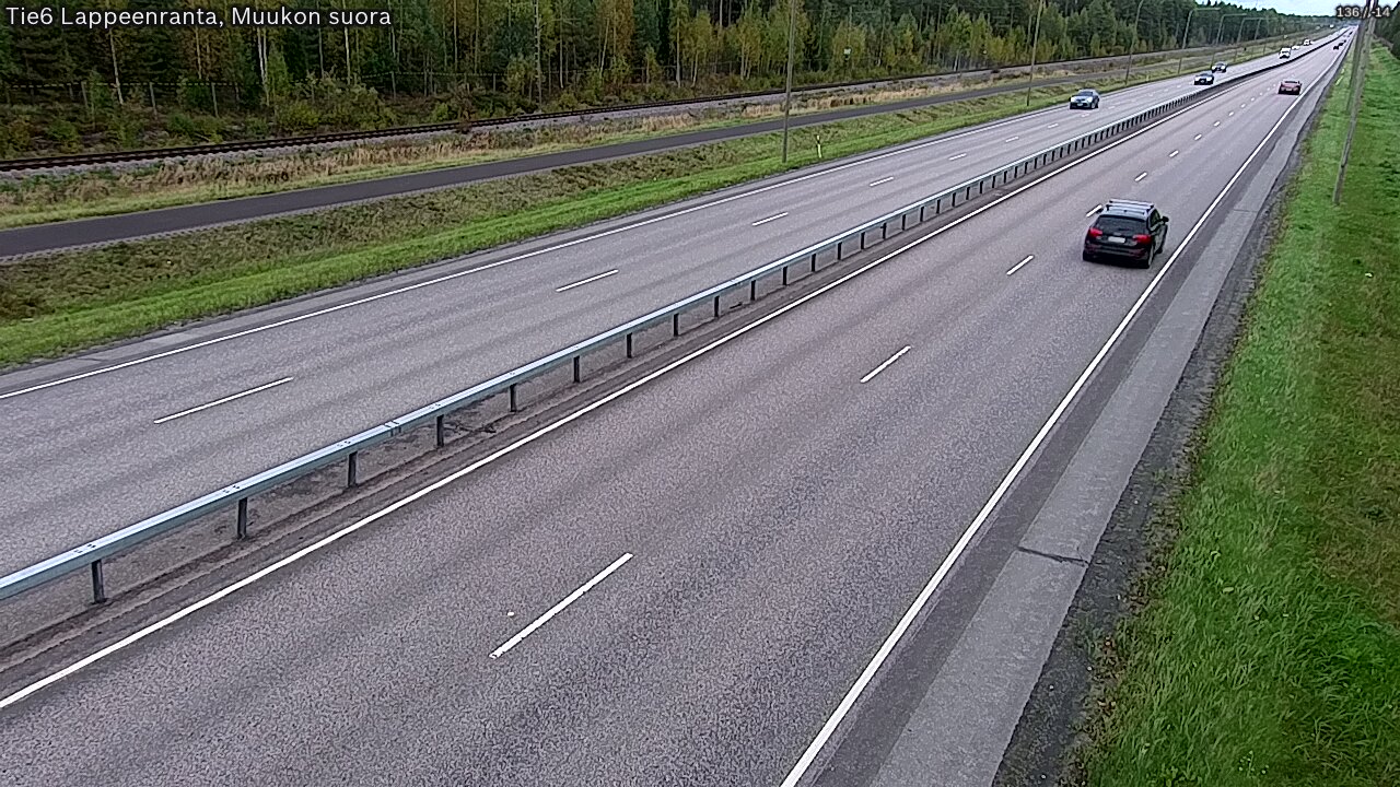 Kelikamerat Kuva Tie 6 Lappeenranta, Muukon suora, Lappeenranta, Etelä-Karjala