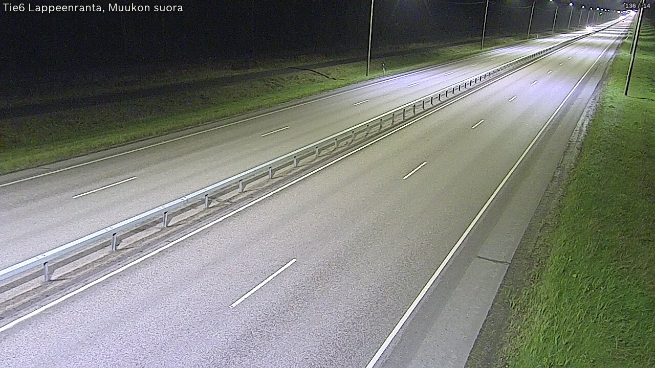 Kelikamerat Kuva Tie 6 Lappeenranta, Muukon suora, Lappeenranta, Etelä-Karjala