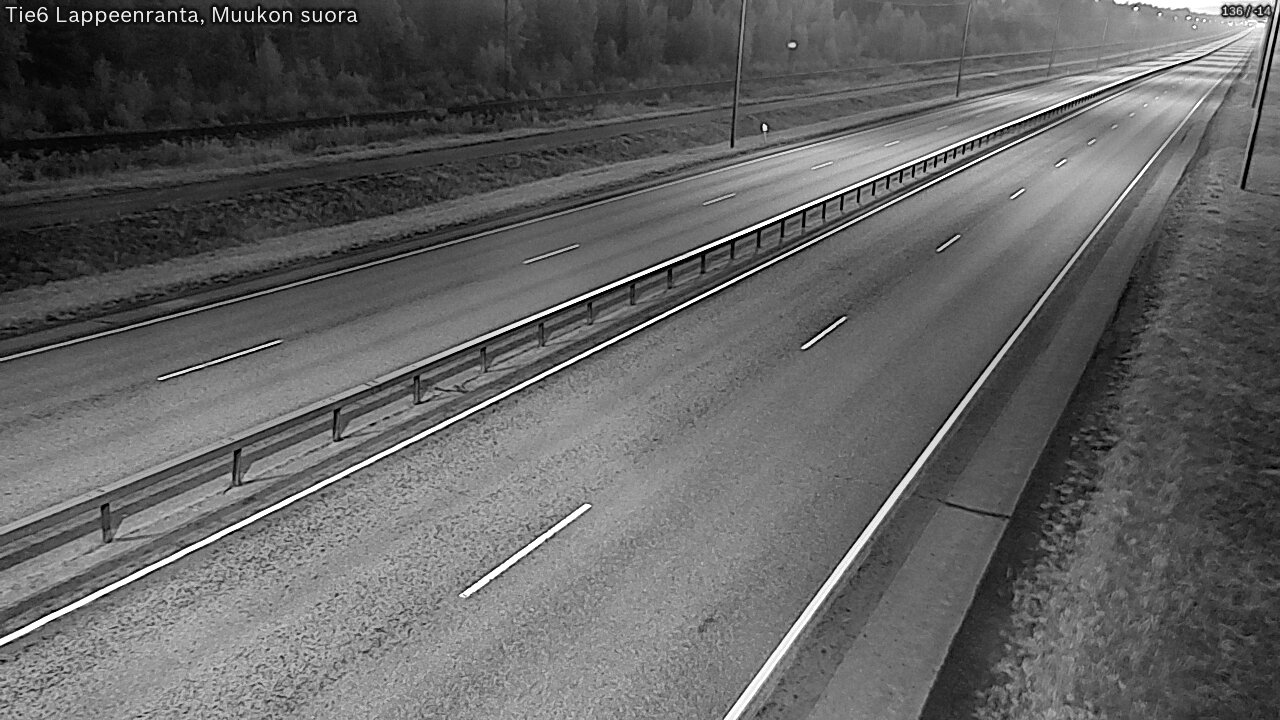 Kelikamerat Kuva Tie 6 Lappeenranta, Muukon suora, Lappeenranta, Etelä-Karjala