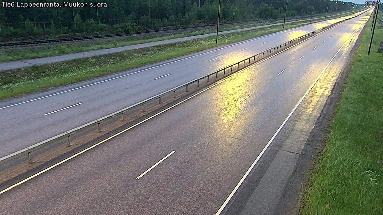 Kelikamerat Kuva Tie 6 Lappeenranta, Muukon suora, Lappeenranta, Etelä-Karjala