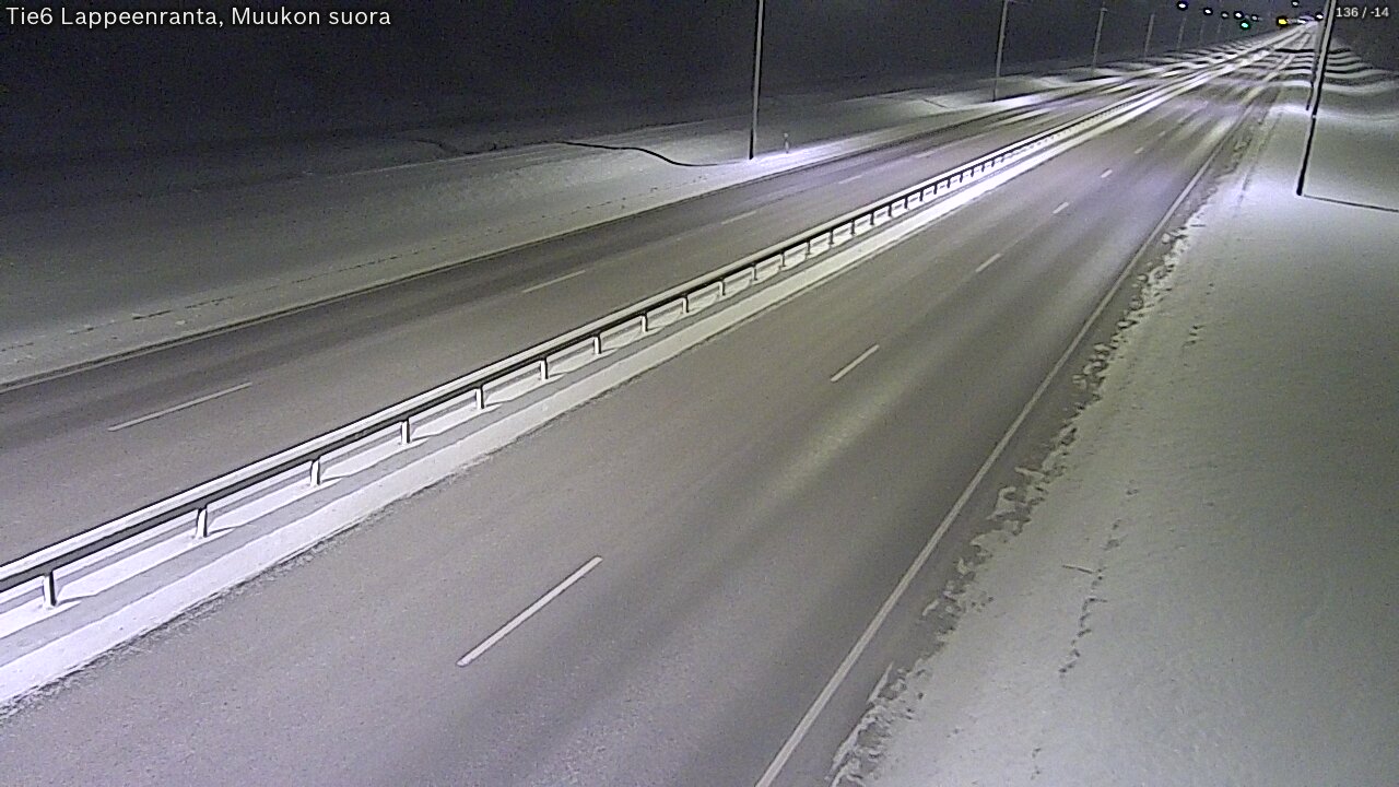 Kelikamerat Kuva Tie 6 Lappeenranta, Muukon suora, Lappeenranta, Etelä-Karjala