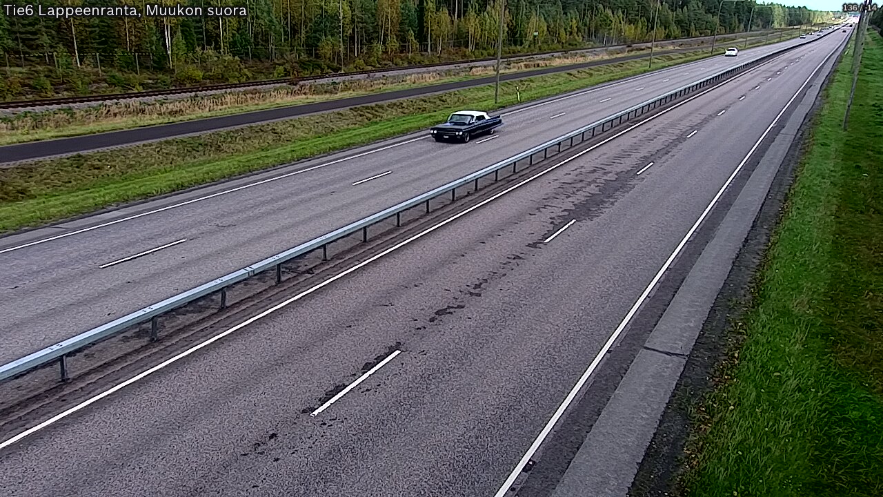 Kelikamerat Kuva Tie 6 Lappeenranta, Muukon suora, Lappeenranta, Etelä-Karjala