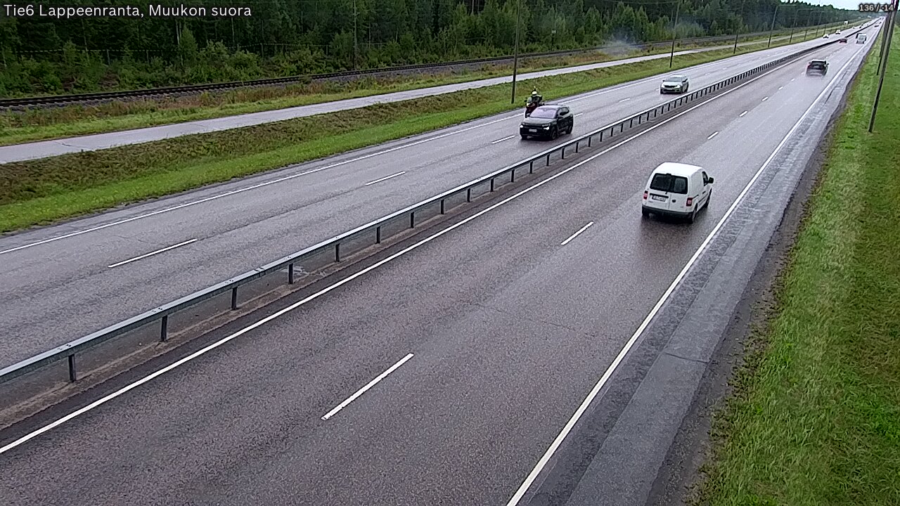 Kelikamerat Kuva Tie 6 Lappeenranta, Muukon suora, Lappeenranta, Etelä-Karjala